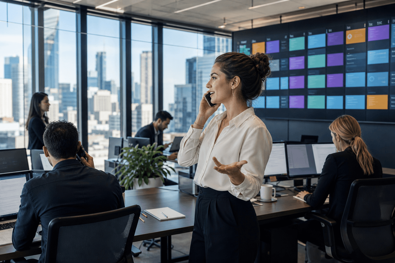 Sales-heavy industries who need AIOGENTA